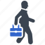 briefcase, businessman, going, office, bag, walking, move, person, way 