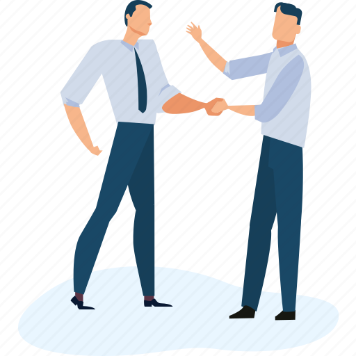 People, partnership, partner, handshake, deal, agreement, teamwork illustration - Download on Iconfinder