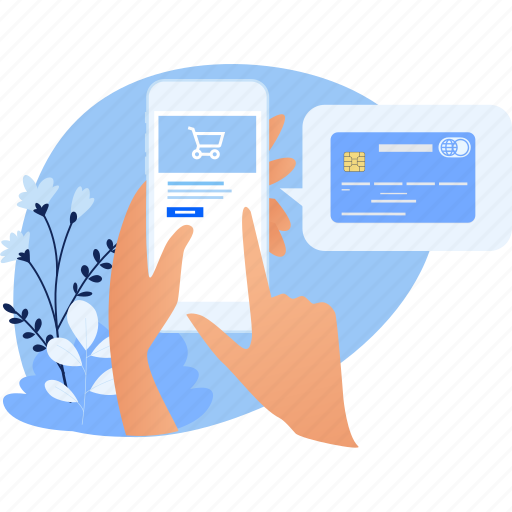 People, e-commerce, shopping, cart, ecommerce, mobile, online shop illustration - Download on Iconfinder