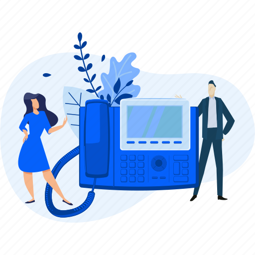 People, contact, communication, telephone, connection, support, call illustration - Download on Iconfinder