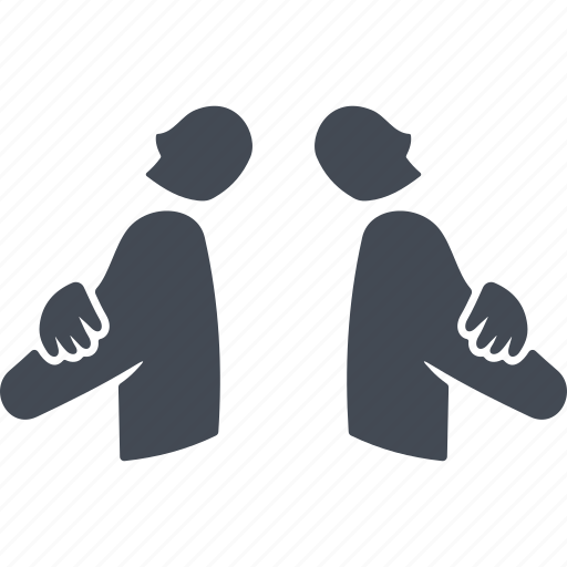Business people conflict, conflict, clash, collision icon - Download on Iconfinder