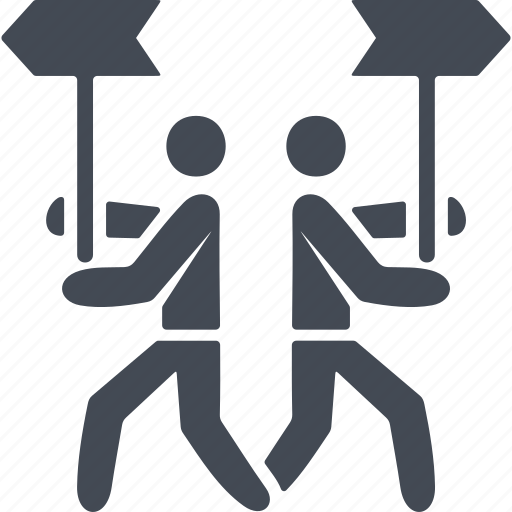 Business people conflict, disagreement, discrepancy, dissension, dissent icon - Download on Iconfinder