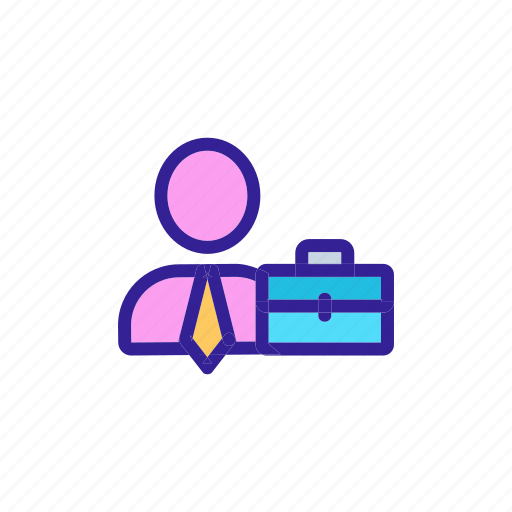 Bag, briefcase, business, businessman, concept, people, suitcase icon - Download on Iconfinder