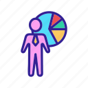 avatar, business, businessman, chart, graph, human, people