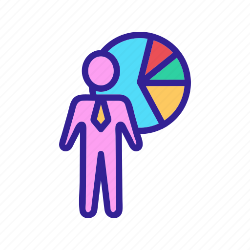 Avatar, business, businessman, chart, graph, human, people icon - Download on Iconfinder
