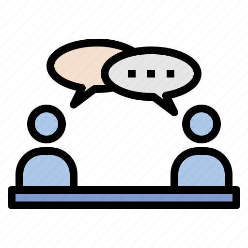 Communication, conversation, interview, negotiation, talk icon - Download on Iconfinder