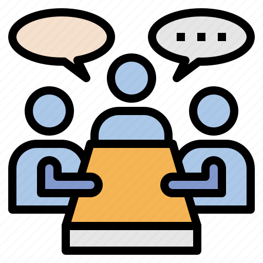 Meeting, discussion, interview, business, conference icon - Download on Iconfinder