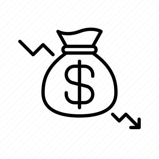 Money, loss, finance, crisis, cost icon - Download on Iconfinder