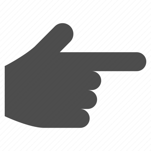 Choice, direction, gesture, hand, index finger, point, pointer icon - Download on Iconfinder