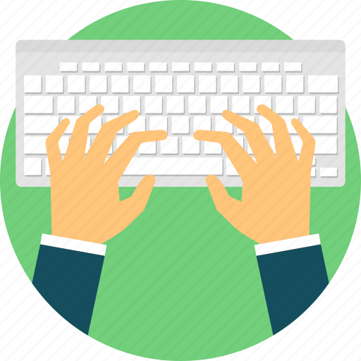 Blog, writing, keyboard, type, typing, typist, overwork icon - Download on Iconfinder