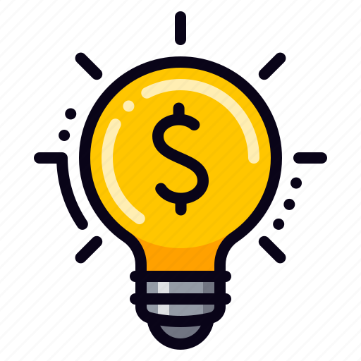 Creativity, money, idea, bulb, dollar icon - Download on Iconfinder