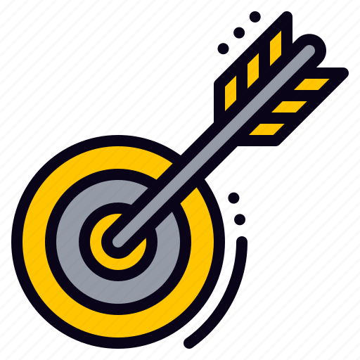 Goal, success, target, aim, arrow, bullseye icon - Download on Iconfinder