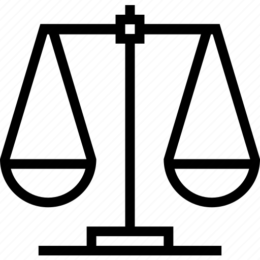 Balance, court, fair, justice, law, order, scale icon - Download on Iconfinder