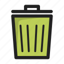 bin, delete, junk, recycle, rubbish, trash