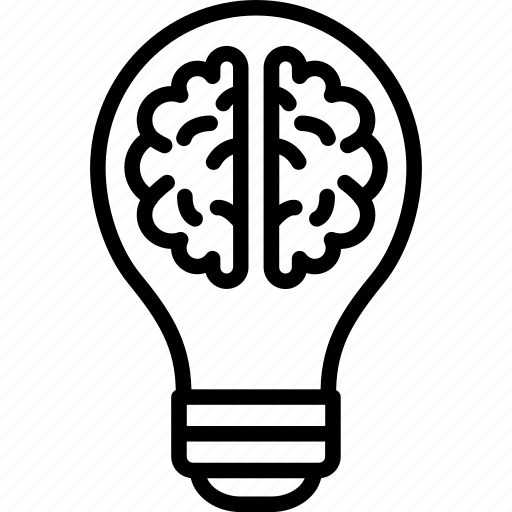 Brain, bulb, creative thinking, mind, thinking icon - Download on Iconfinder