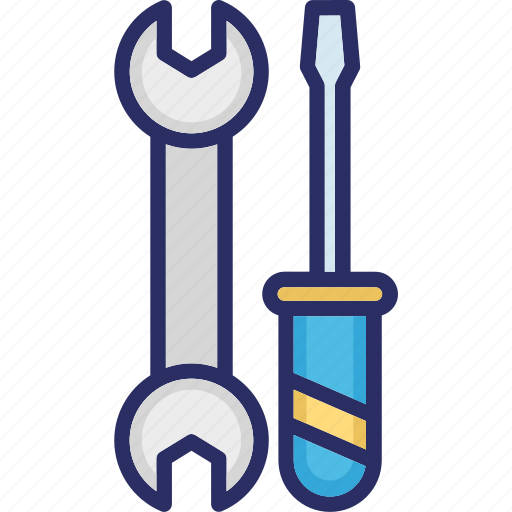 Maintenance, screwdriver, services, spanner, technical tools icon - Download on Iconfinder