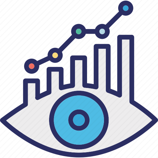 Analysis, eye, graph, marketing vision, vision icon - Download on Iconfinder