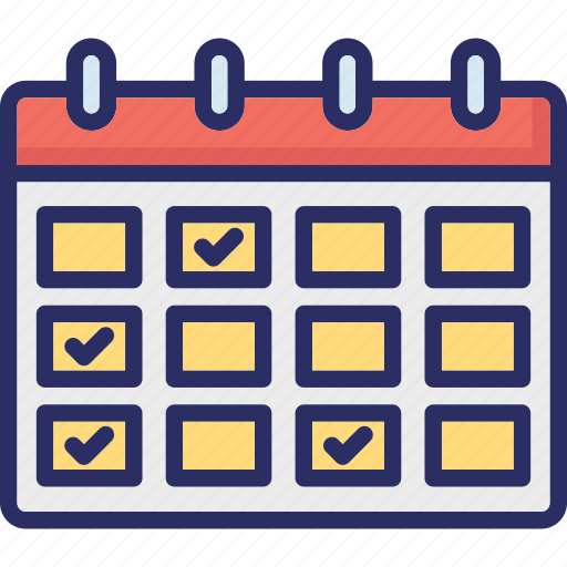 Calendar, date, events, schedule, timetable icon - Download on Iconfinder