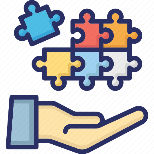 Jigsaw, puzzle, strategy, team building, together icon - Download on Iconfinder
