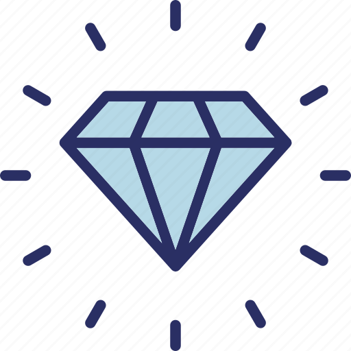 Diamond, gem, productivity, progress, self improvement icon - Download on Iconfinder