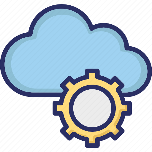 Cloud computing, cogwheel, computing, icloud, virtual machine icon - Download on Iconfinder