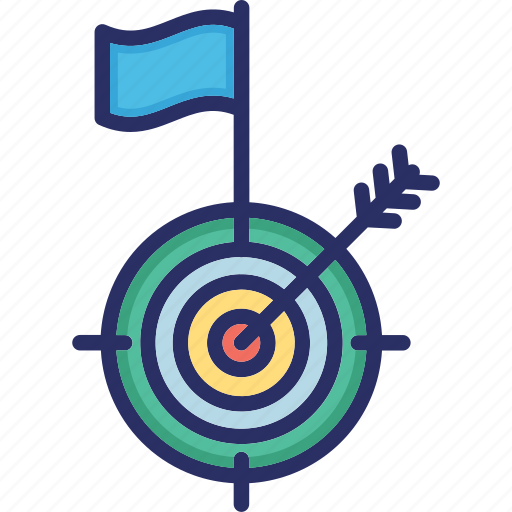Aim, dartboard, goal, goal achieve, target icon - Download on Iconfinder