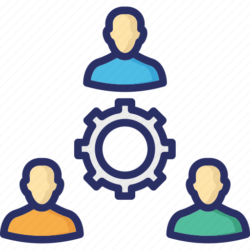 Cogwheel, management, organization, team, teamwork icon - Download on Iconfinder