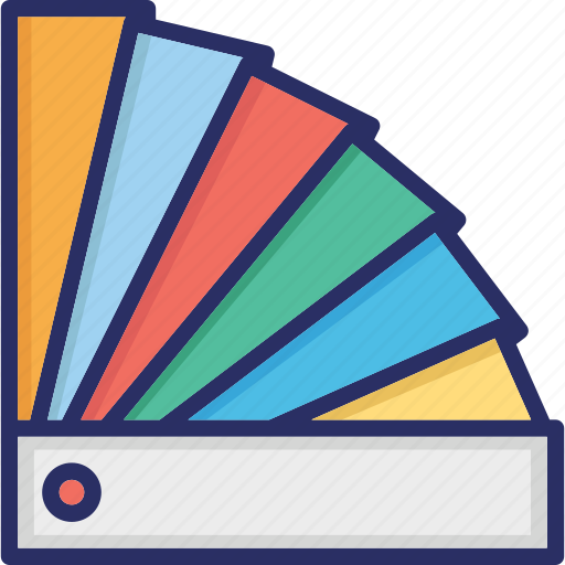 Catalogue, color swatch, colors chart, palette, pantone icon - Download on Iconfinder