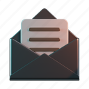 envelope, mail, message, letter
