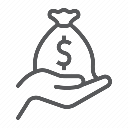 Bag, business, finance, hand, investment, money icon - Download on Iconfinder