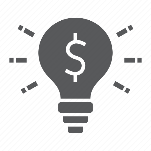 Bulb, business, dollar, finance, idea, light, solution icon - Download on Iconfinder