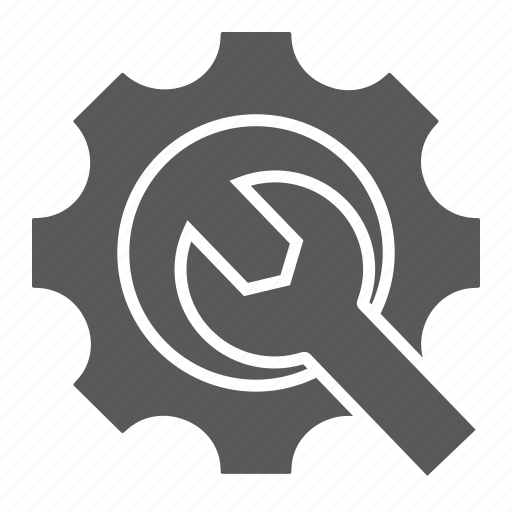 Cogwheel, repair, service, support, technical, wrench icon - Download on Iconfinder