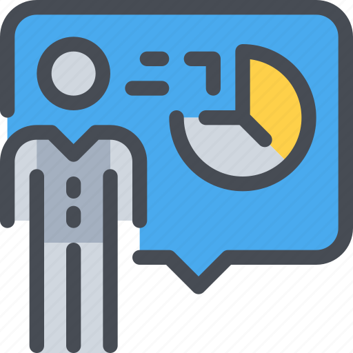 Business, communication, man, person, present, presentation, report icon - Download on Iconfinder