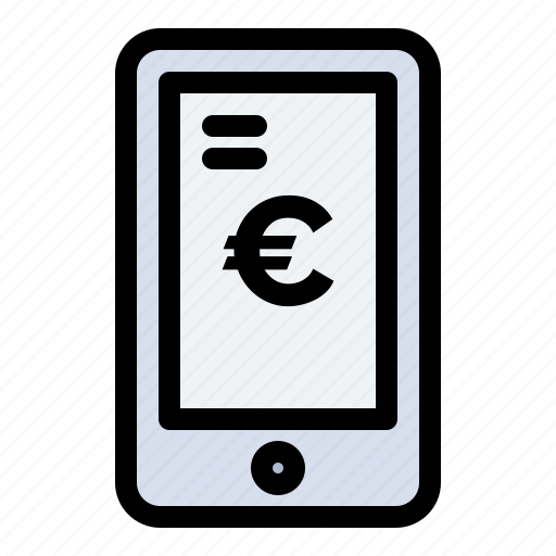 A19, euro, mobile, payment, shopping icon - Download on Iconfinder