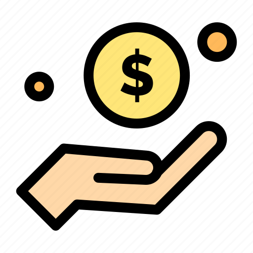 A1, charity, dollar, hand, help, money icon - Download on Iconfinder