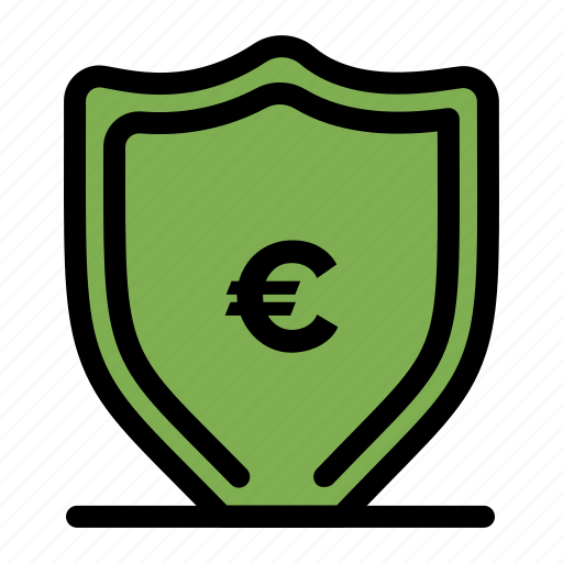 A36, euro, money, protection, shield icon - Download on Iconfinder