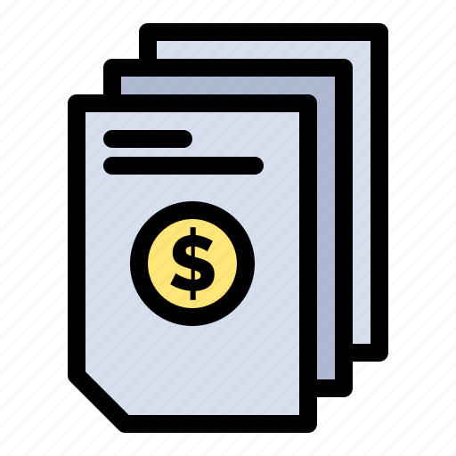 A48, document, dollar, file, invoice, money icon - Download on Iconfinder