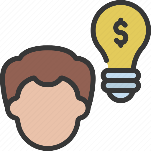 Profit, ideas, lightbulb, money, cash icon - Download on Iconfinder
