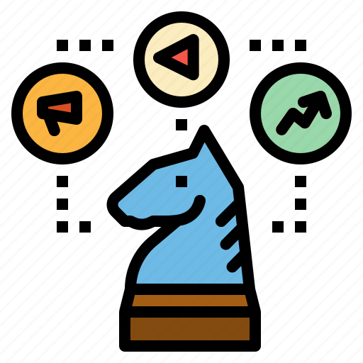 Advertisement, business, chess, horse, plan, strategy icon - Download on Iconfinder