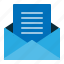 email, file, letter, mail, message, paper, sheet 