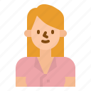 avatar, business, people, secretary, user, woman, worker