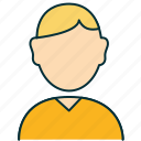 avatar, blond, buyer, dealer, person, user