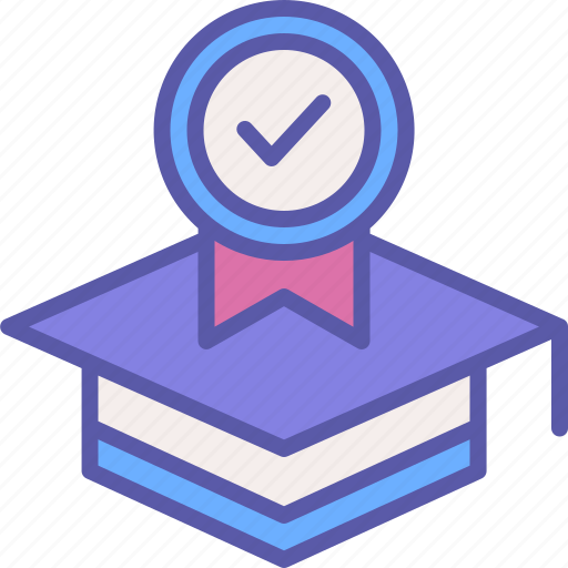Education, graduation, hat, medal, learning icon - Download on Iconfinder
