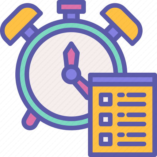 Time, management, clock, list, schedule icon - Download on Iconfinder