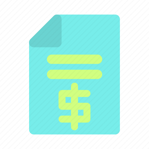 Bill, business, document, invoice, money, paper icon - Download on Iconfinder