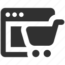 ecommerce, mobile shopping, online shopping, shopping cart, web shopping, website 