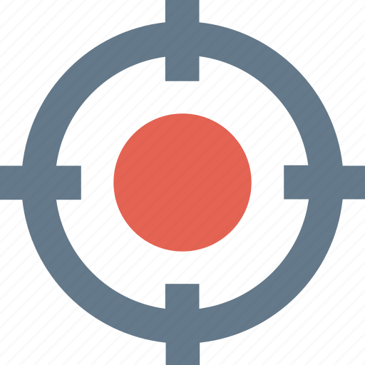 Crosshair, pin pointer, shoot, target icon icon - Download on Iconfinder