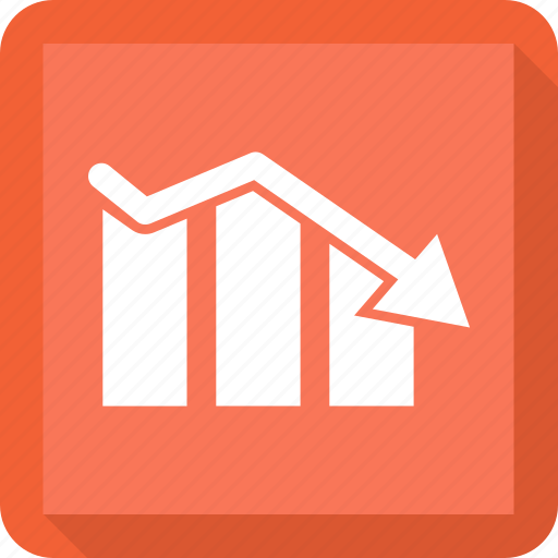 Bar, chart, down, graph icon - Download on Iconfinder