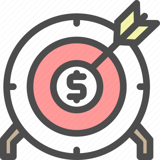 Achievement, arrow, business, finance, goal, money, target icon - Download on Iconfinder