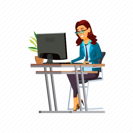 Woman, smiling, communicate, boyfriend, people, computer, person icon - Download on Iconfinder